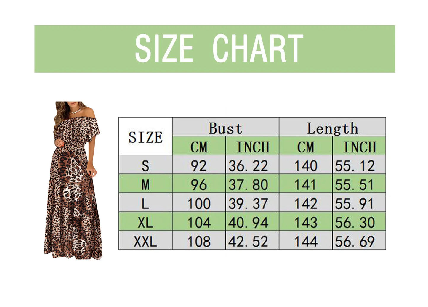 Bohemian Summer Leopard Print Maxi Dress Elegant