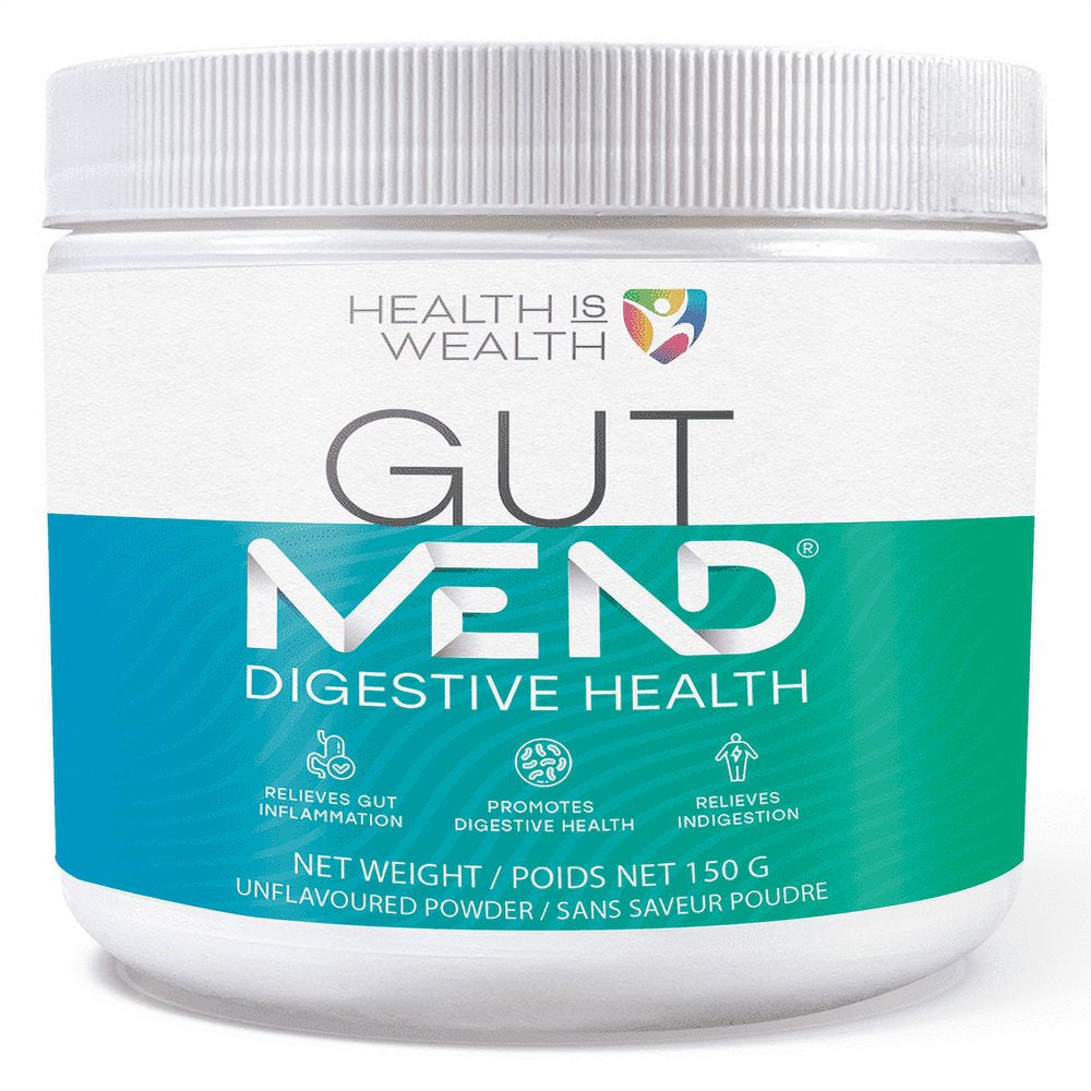 Gutmend® I Probiotic-Free Digestive Health Powder with Ginger, Glutamine, Marshmallow Root and Quercetin - Relieves Leaky Gut, Inflammation, Bloating & Nausea (150 G Powder)