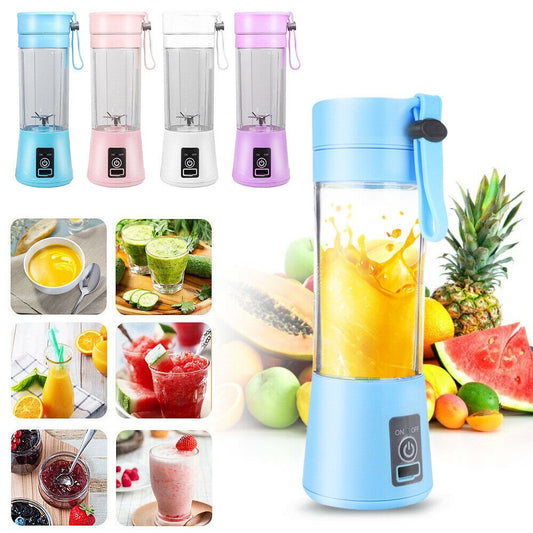 Mini Juicer USB Rechargeable Electric Juicer Bottle Fruit Blender Mixer